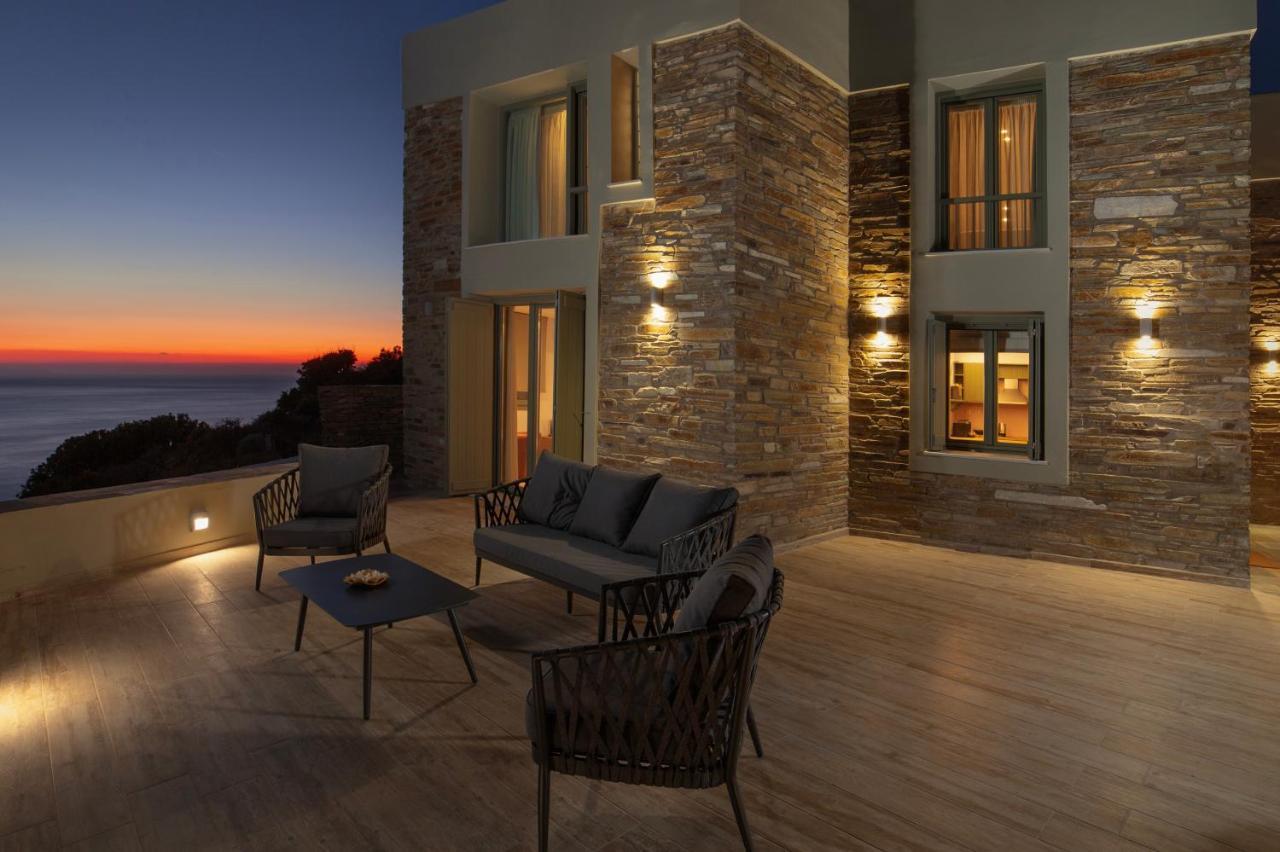 Acron Andros - Luxury Villa With Private Pool Korthio Exterior photo